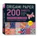 Origami Paper 200 Chiyogami Flowers 6~/15 cm[ предварительный заказ заказ товар ][ заказ после примерно 1 месяцев на уровне отправка ] оригами цветочный принт цветная бумага узор 200 листов [ язык : английский язык ]