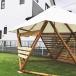  forest dome tent higashi shop ( frame ×25ps.@* metallic material complete set * shide tree ×10ps.@*TEIJIN car girl tent ×1.) north .. construction design office work place Tokyo Metropolitan area free shipping Point ..