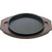 .. металлоконструкция (Ikenaga Iron Works) teppanyaki соба plate 20cm IH соответствует дерево шт. имеется 335
