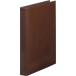  King Jim кольцо файл leather fes2 дыра A4 вертикальный Brown 1961LF-BR