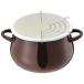  жемчуг металл маленький Cook сигнал low небо .. кастрюля 16cm Brown HB-1680