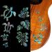 Jockomo Honu/ ho n* Family &amp; Hawaiian Leaf( Avalon ) укулеле . точно in Ray стикер 
