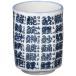  гора внизу прикладное искусство (Yamasita craft) ткань глаз рыба знак угол суши горячая вода .7.7×7.7×9.8cm 34601-088