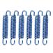  muffler для из нержавеющей стали выхлопная труба springs крюк - мотоцикл, скутер,ATV соответствие 6 шт. комплект ( голубой )
