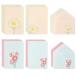  моно Like цветок * four * You ver.2 бумага для писем + конверт 8 вида комплект - Flower for you ver.2 Letter Paper Set