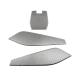 BRIGHTZ 911 991 нержавеющая сталь дверь динамик panel 3PC satin silver [ SPEAKER-120 ]