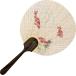  круг все веер "uchiwa" лето . расческа золотая рыбка бежевый примерно 26×15×0.9cm