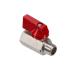 PATIKIL 1/4 NPT мяч клапан(лампа) мяч . подлинный ... производства Mini мяч клапан(лампа) 1 штук входит NPT женский -o Spy p переходник коннектор для красный 