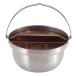  Captain Stag (CAPTAIN STAG) уличный кастрюля кемпинг . огонь кастрюля дерево крышка имеется 18cm из нержавеющей стали сделано в Японии . три статья производство UH-4124
