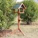  дикая птица. столик для птиц из дерева наружный bird механизм подачи на крыше установлен независимый корм для птиц шт. птица приманка inserting дикая птица наблюдение высота 128cm.. класть двор уличный сад дикая птица для акционерное общество . садоводство украшение предмет установка простой 