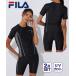 FILA купальный костюм фитнес .. женский распределение цвета рукав есть полный Zip раздельный 313-203-5 6 плавание тренировка движение Jim 15/17/19 номер nisennissen
