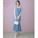  сарафан женский cut Denim Cami One-piece marun весна осень-зима Jean ska | L/LL/3L/4L/5L |nisennissen