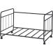  с роликами . futon место хранения подставка (LF01 1 уровень BK)nitoli