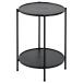  круглый полки имеется боковой стол диаметр 43cm( черный )nitoli