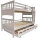  bed 2 уровень bed + extra bed комплект (KN01 LGY) двухъярусная кровать раздел одиночная кровать nitoli