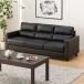 3 seater . original leather sofa ( Regno original leather BK)nitoli