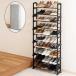  loading piling shoes rack ( Palette 2 black ) shoe rack nitoli