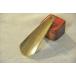 { free shipping } brass purity shoes belaM thickness . size brass metal material mobile type shoes .. portable shoe horn 