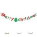 Merry Christmas Galland нетканый материал баннер Рождество party украшение party смешанные товары украшение установка одиночный товар организовать для простой стиль повторение использование 
