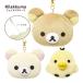 RK-PCFT Rilakkuma Rilakkuma лицо чехол для пропуска Rilakkuma ko Rilakkuma желтый itoli чехол для проездного билета IC карта inserting San-x солнечный X BAG сумка мода 