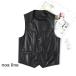  original leather the best spring summer autumn winter men's leather the best ram leather gilet the best the best front opening choki for motorcycle the best commuting casual formal 