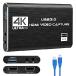 Wiistar USBӥǥץ㥫 HDMI - Type C USB 3.0 ӥǥץ ɥ󥰥 1080P60FPS ӥǥǥС 쥳 Xbox PS4 饤