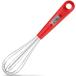 Thermaque 12 Inch Stainless Steel Whisk Candy Thermometer-Egg Beater for Cooking, Blending, Beating, Stirring (Red) short_queen KTH07M2 0