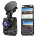 4K Dual Dash Cam, with WiFi GPS, Otovoda Dash Cam Front and Inside, 4K Front/2K Front/1080P Front+1080P Inside, Dual Dash Camera for Cars with Super N