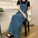  сарафан комбинезон комбинезон женский весна лето осень весна лето Denim одноцветный длинный длина макси длина 