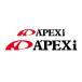 APEXi стикер большой красный Logo + чёрный знак apex APEXi