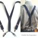  suspenders men's lady's double one plain made in Japan 30mm new life support 