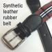  rubber belt fake leather s Lee la wing re- made in Japan Golf wear men's lady's NOMURA
