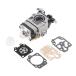  карбюратор комплект кусторез косилка для MP15 43CC 52CC CG430 CG520 BC430 BC520 для ремонт комплект имеется щетка резчик 