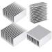 4 шт теплоотвод aluminium .. доска 40mm×40mm×20mm охлаждающий радиатор ласты ... двусторонний лента имеется .. пробег меры heatsink 4