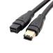 CY 9 булавка / 6 булавка Beta FireWire 800 - FireWire 400 9-6 кабель IEEE 1394B 1.8m черный 