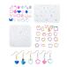 YFFSFDC силикон mold 2 шт. комплект Heart звезда месяц иен Mini размер шейкер mold soft mold полимерная масса для моделирования type DIY ручная работа ...
