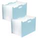 ya..2 штук аккордеон файл горизонтальный 33cm ice blue 