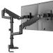 WORLDLIFT монитор arm двойной верх и низ 2 экран длинный paul (pole) 17~49 дюймовый соответствует выдерживаемая нагрузка 2~20kg/1 монитор газ springs arm 