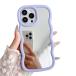 MuZiF iPhone 16 Pro Max для кейс зеркало считая wave симпатичный симпатичный женщина Корея модный простой зеркало зеркальный дизайн незначительный 