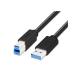 USB 3.0 кабель принтер кабель 1.8m модель A мужской модель B мужской 5Gbps высокая скорость пересылка работа устойчивость сканер / сервер / установленный снаружи HDD