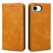Rssviss iPhone 17e для кейс блокнот type iPhone 16e для блокнот type кейс с магнитом .6.1 inch retro Brown 