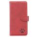 case for AQUOS wish4 SH-52E / SH-M27 / A402SH покрытие кейс блокнот type кошка лапа. следы магнит открывающийся и закрывающийся карта 