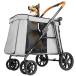 Joyfultails домашнее животное Cart большой собака средний собака много голова для собака Cart одним движением складной выдерживаемая нагрузка 30KG небеса промежуток .... Cart низкий пол type 