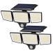 LUTW �\�[���[���C�g ���O �h�� �Z���T�[���C�g �y���P�x208LED�E3�ʔ����z �p�x�����\ 3�̃��[�h 2400mAh��e�ʃo�b�e���[ �h