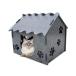  кошка коготь точить house картон house игрушка кошка bed домик для кошек коготь .. применение кошка house фетр ткань вентиляция для помещений сборка простой ( серый )