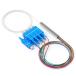 Poyiccot 1x8 SC/PLC свет волокно pig tail 1M, 0.9mm G657A1 микро свет волокно splita1260/1650nm. низкий 