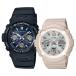  пара часы радиоволны солнечный Casio G амортизаторы baby G путешествие за границу .... наручные часы рука таблица дыра teji день рождения . покупка . человек . индустрия входить .