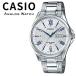  коробка нет Casio наручные часы мужской серебряный аналог дата 100m водонепроницаемый бизнес CASIO иностранная модель . человек . индустрия входить .