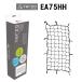 Terzoterutso basket rack for cargo net black slim 1200x600 millimeter 1 piece insertion large pipe diameter correspondence EA75HH