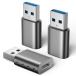 USB Type C to USB A �ϊ��A�_�v�^ �y�R�Z�b�g / USB 3.0 5Gbps�����f�[�^�]�� �z Quick Charger 3.